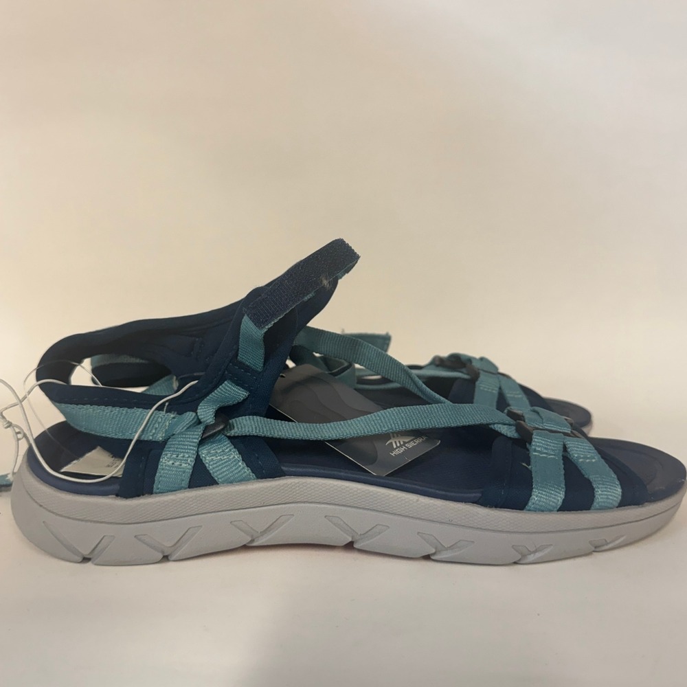 High Sierra Women Navy Teal Strappy Sport Sandals HSF21WSP009A Size 9 NEW